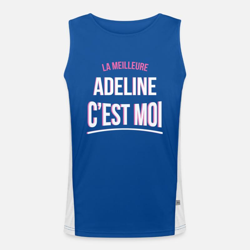 la meilleure Adeline c'est moi idée cadeau humour Débardeur respirant contrasté Homme 