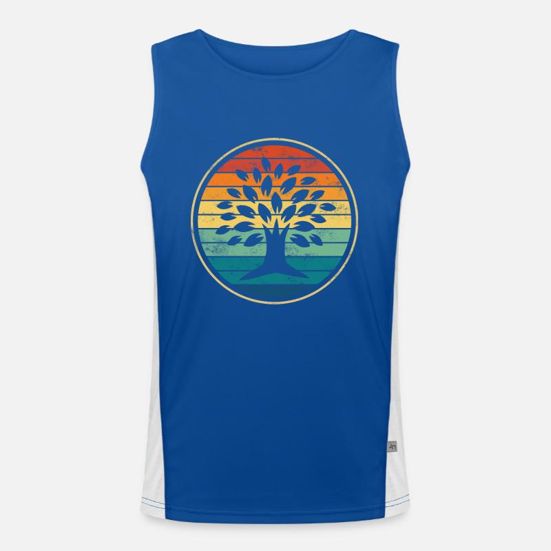 Baum Funktionelles Kontrast-Tank Top für Männer 