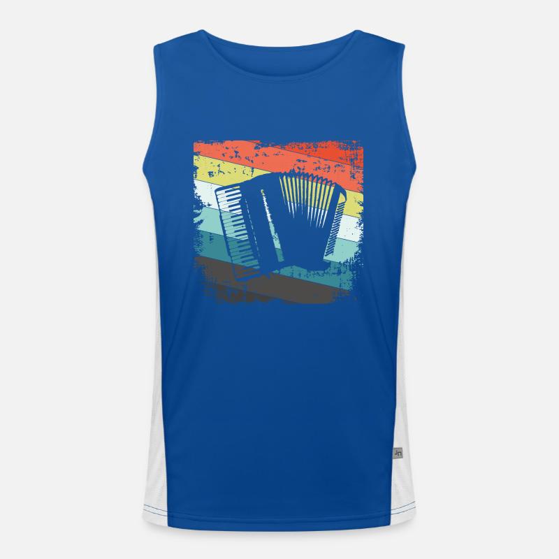 Accordéon Harmonica Débardeur respirant contrasté Homme 