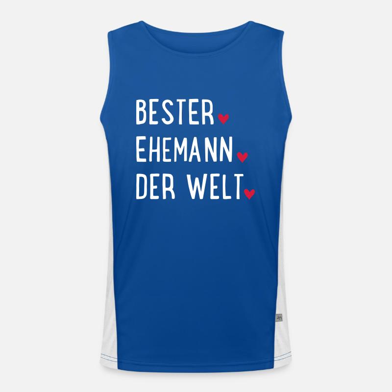 Ehemann Funktionelles Kontrast-Tank Top für Männer 