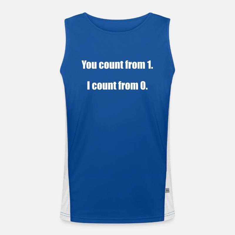 Programmer, Software, Computer Science, Developer Men's Functional Contrast Tank Top 