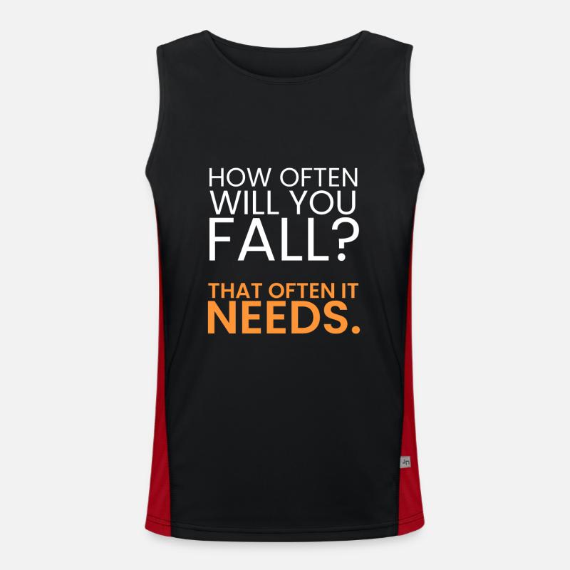 How often should you fail? Men's Functional Contrast Tank Top 