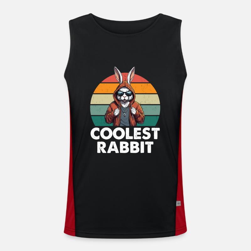 Le lapin le plus cool Débardeur respirant contrasté Homme 