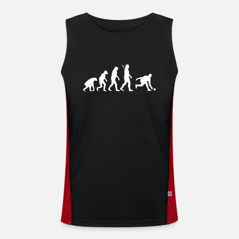 Evolution Kegeln Funktionelles Kontrast-Tank Top für Männer 