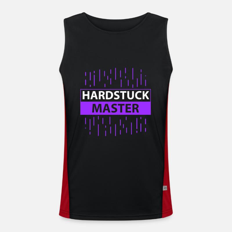 Hardstuck Master Funktionelles Kontrast-Tank Top für Männer 