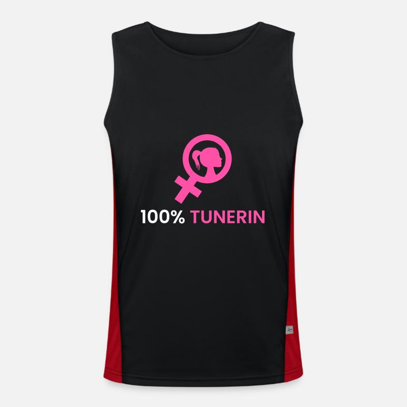 100% Tuner Débardeur respirant contrasté Homme 