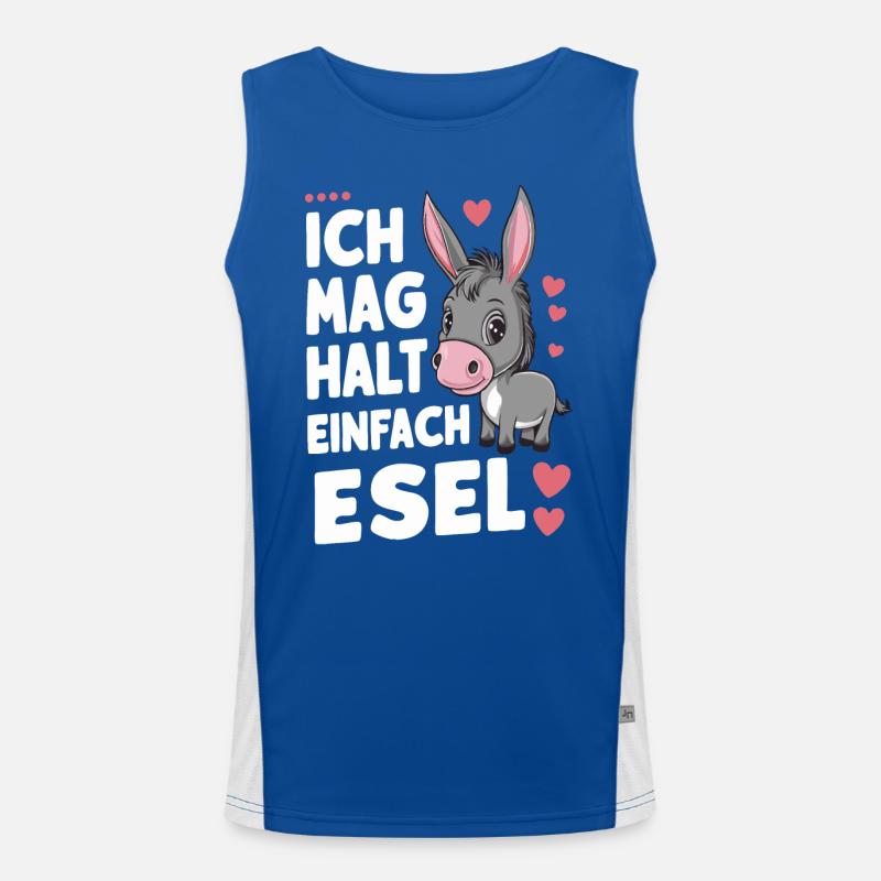 Donkey Donkey Mule Muli Men's Functional Contrast Tank Top 