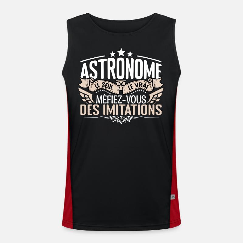 Astronome le seul Astronome le vrai Astronome Débardeur respirant contrasté Homme 
