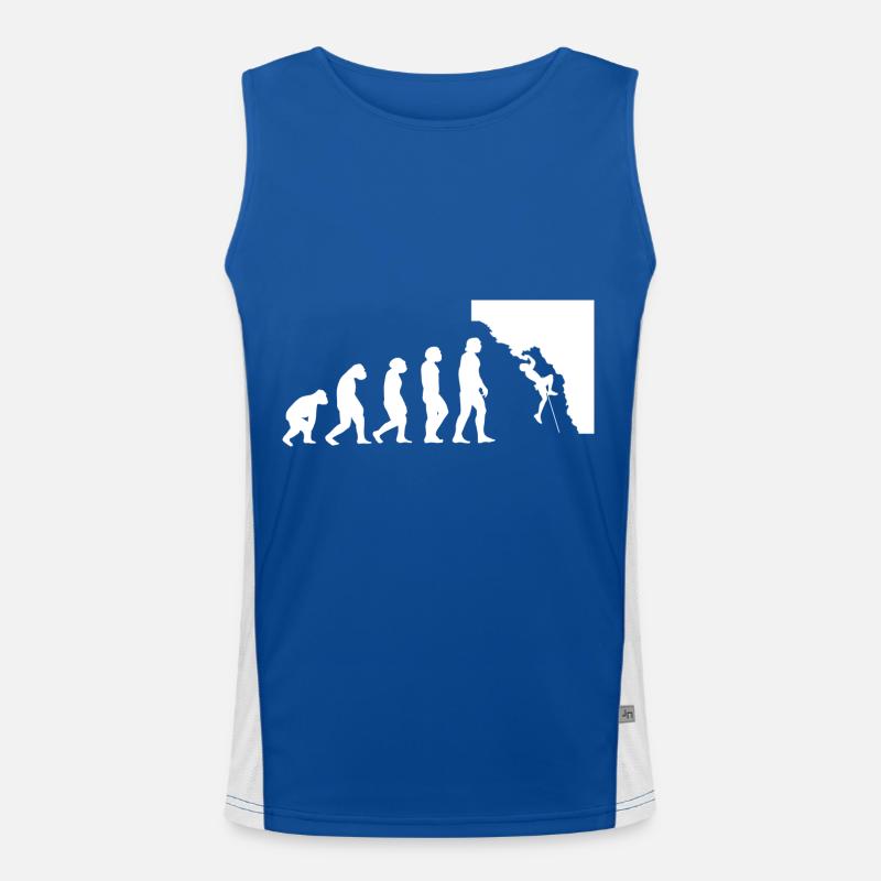 Evolution Kletterer Funktionelles Kontrast-Tank Top für Männer 