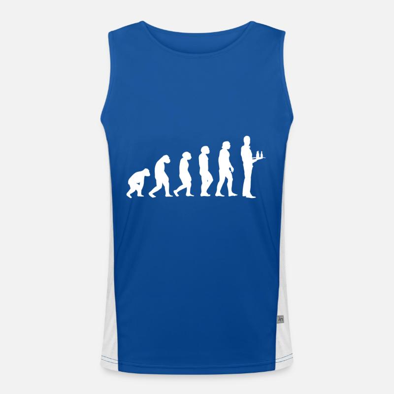 Evolution Kellner Funktionelles Kontrast-Tank Top für Männer 