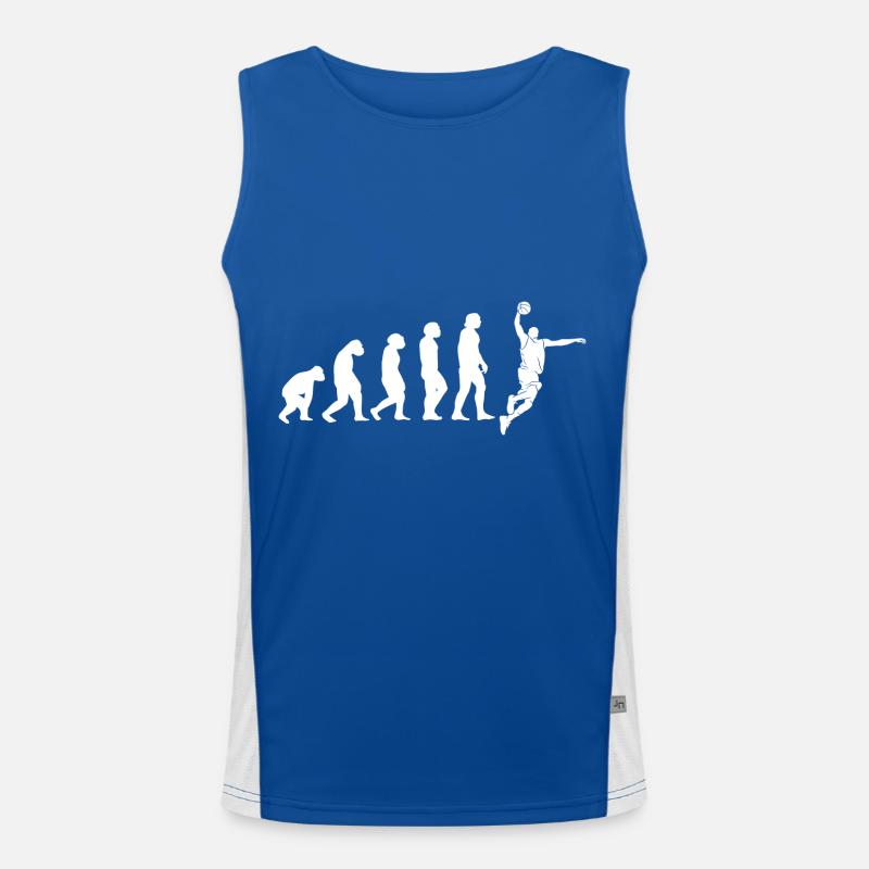 Evolution Basketballer Funktionelles Kontrast-Tank Top für Männer 