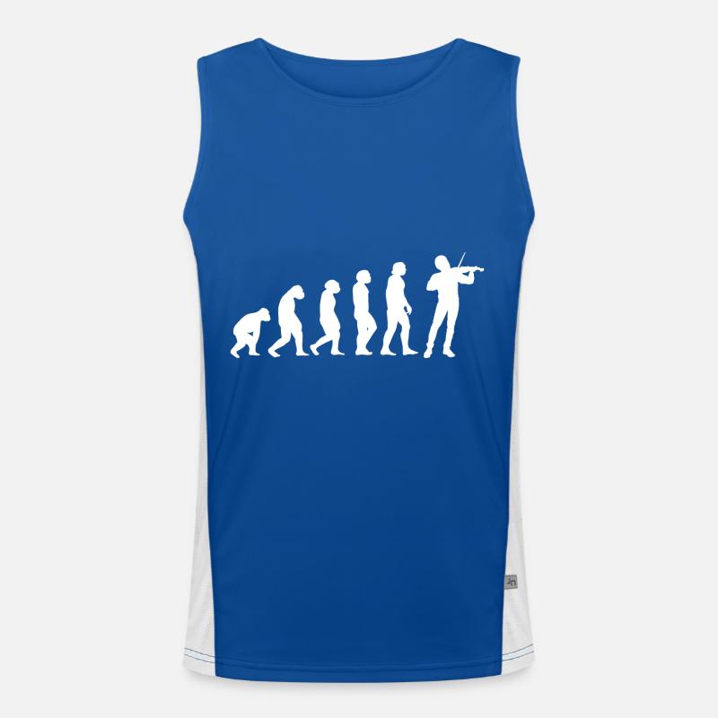 Evolution Geiger Funktionelles Kontrast-Tank Top für Männer 