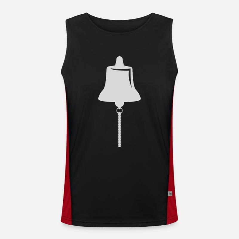 Glocke Funktionelles Kontrast-Tank Top für Männer 
