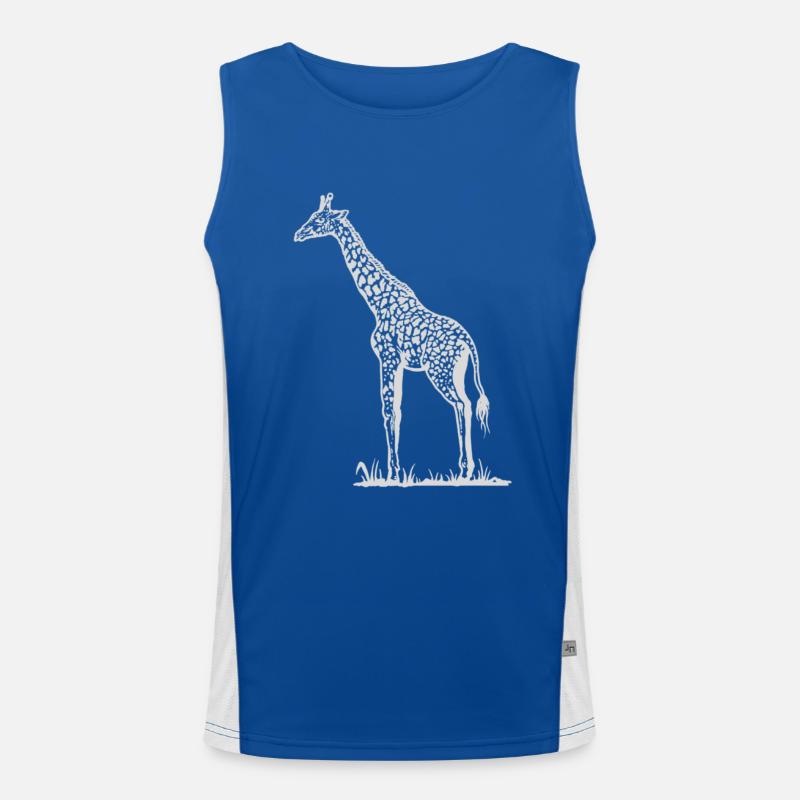 giraffe Men's Functional Contrast Tank Top 