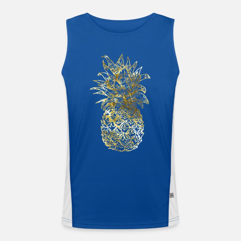 pineapple Men's Functional Contrast Tank Top 