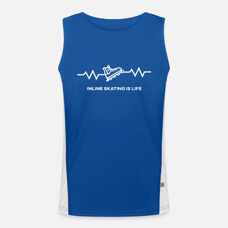 Inline Skating Funktionelles Kontrast-Tank Top für Männer 