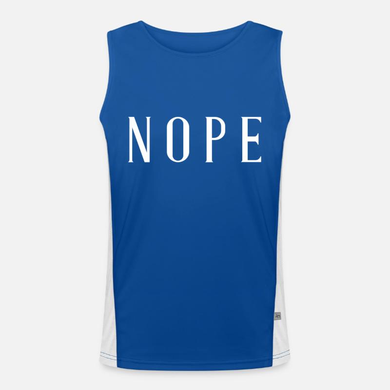 Nope Men's Functional Contrast Tank Top 