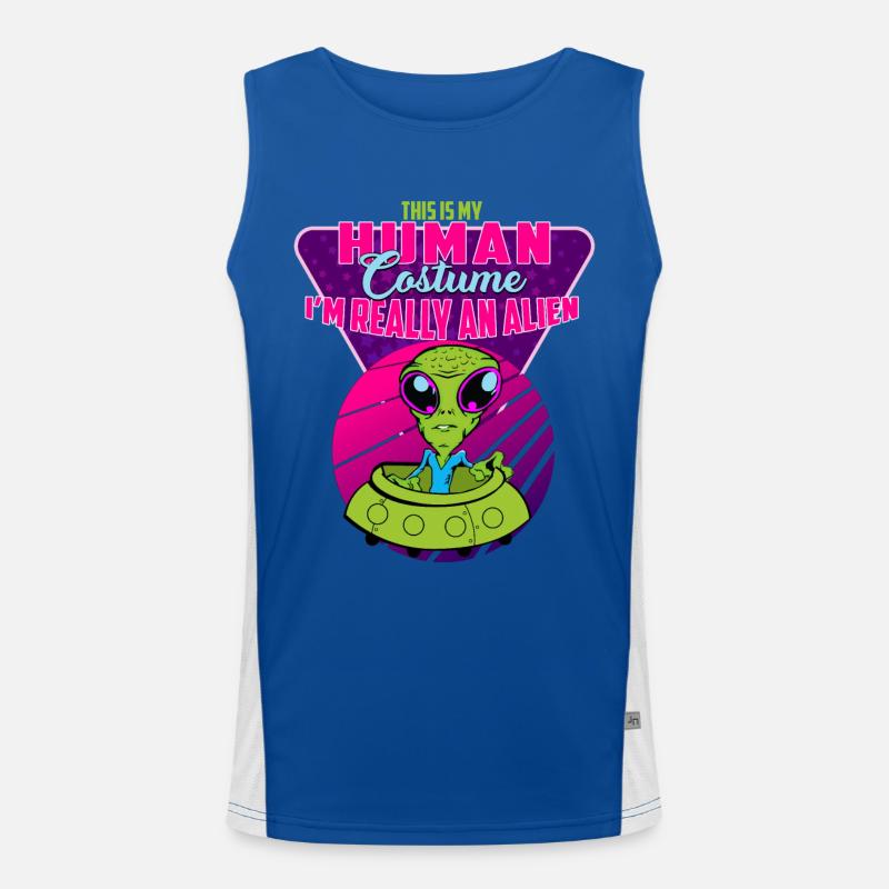 Karneval Alien Men's Functional Contrast Tank Top