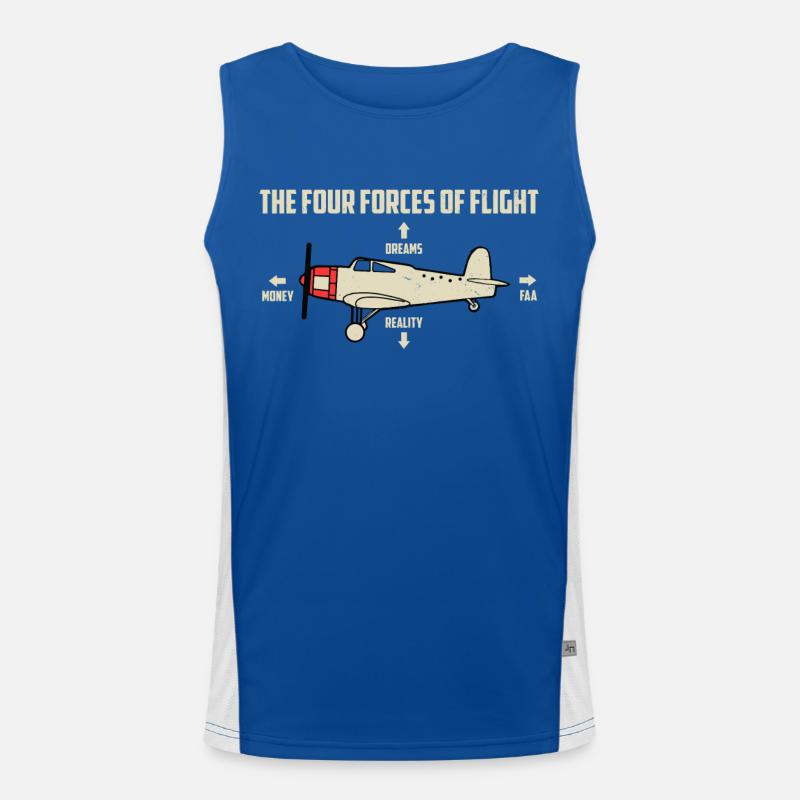 Avion Débardeur respirant contrasté Homme 
