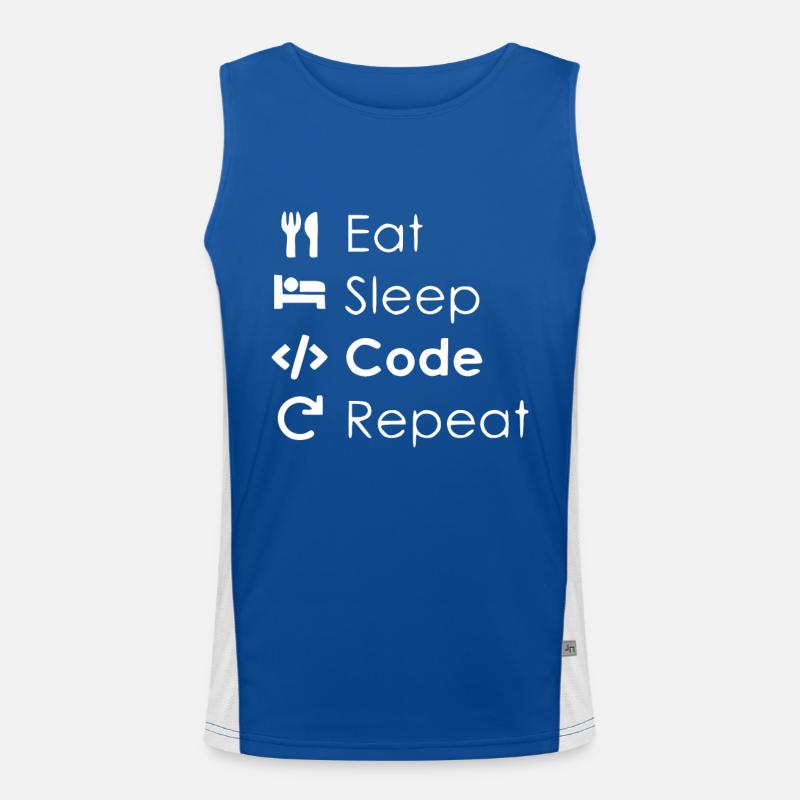 Programmier Funktionelles Kontrast-Tank Top für Männer 