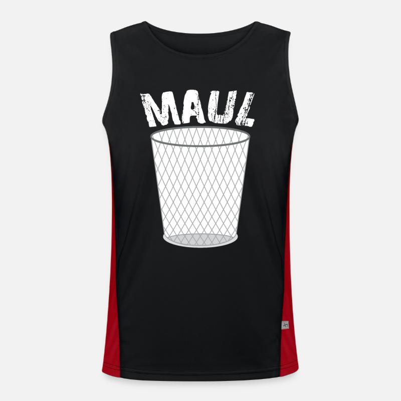 Maulkorb Funktionelles Kontrast-Tank Top für Männer 
