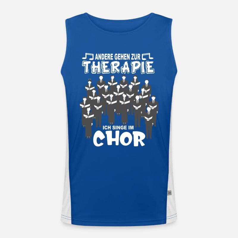 Chor Funktionelles Kontrast-Tank Top für Männer 