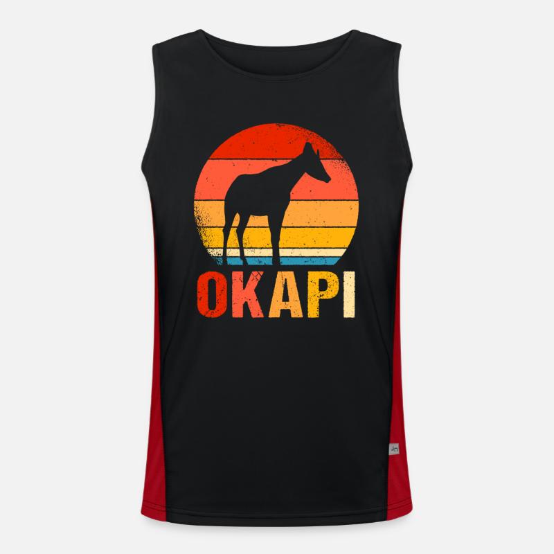Okapi Retro Cadeau Débardeur respirant contrasté Homme 