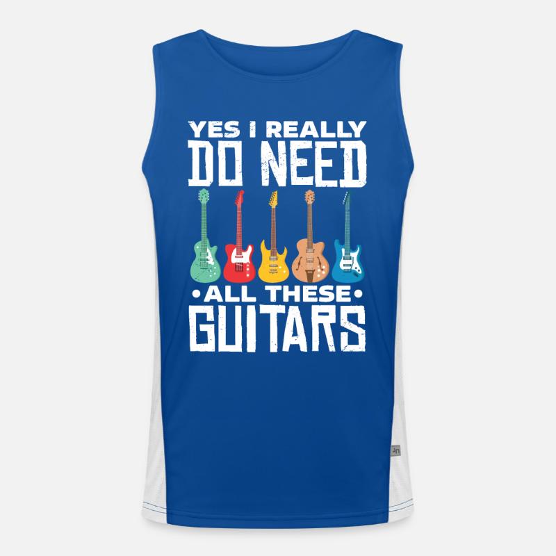 Chitarre Canotta sportiva da uomo in contrasto cromatico 