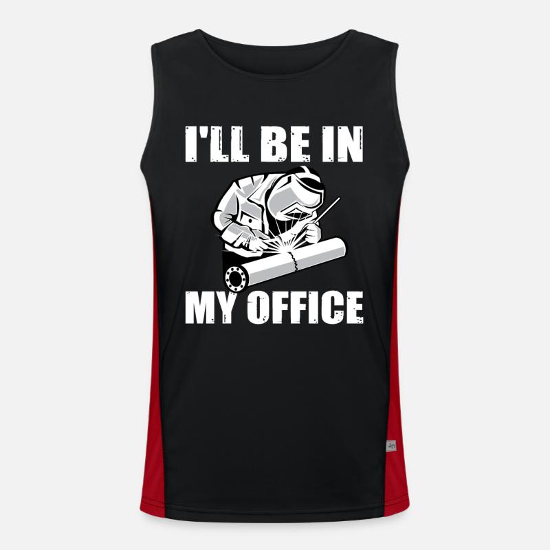 Welding Men's Functional Contrast Tank Top 