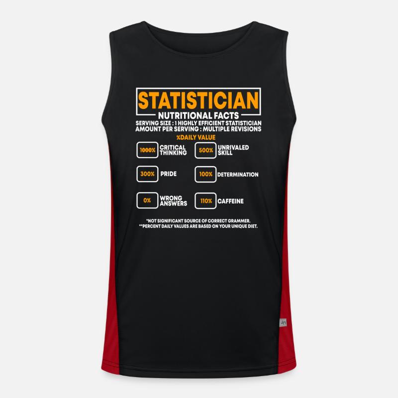 Statisticiens Débardeur respirant contrasté Homme 