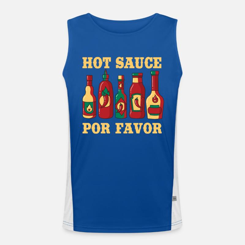 Sharp sauce Men's Functional Contrast Tank Top 