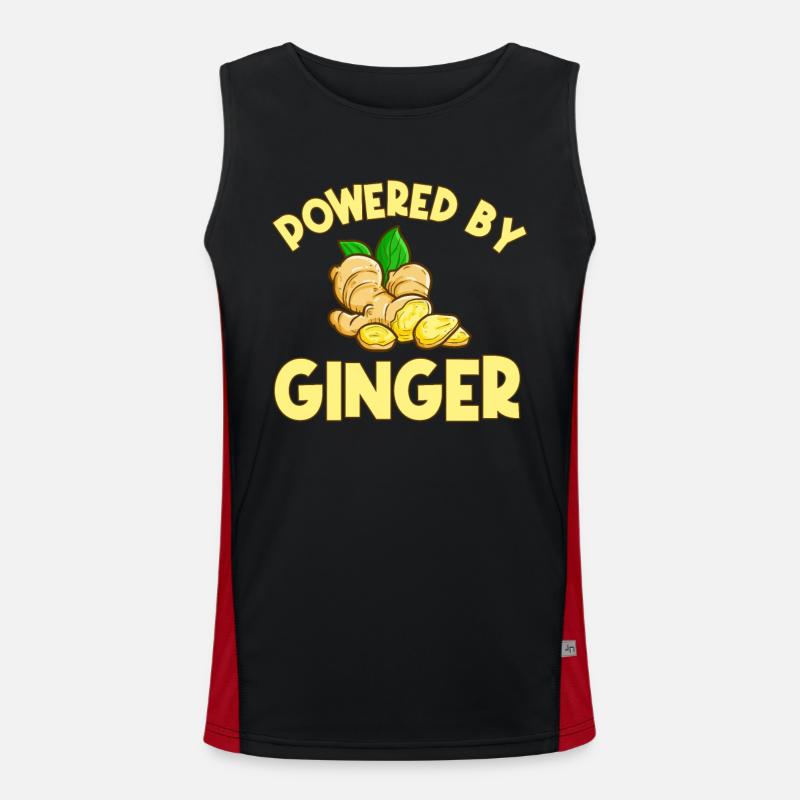 Ginger Gift Men's Functional Contrast Tank Top 