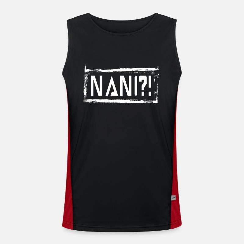 Anime Funktionelles Kontrast-Tank Top für Männer 
