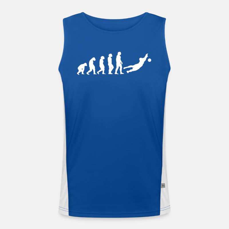 Torhüter Evolution Funktionelles Kontrast-Tank Top für Männer 