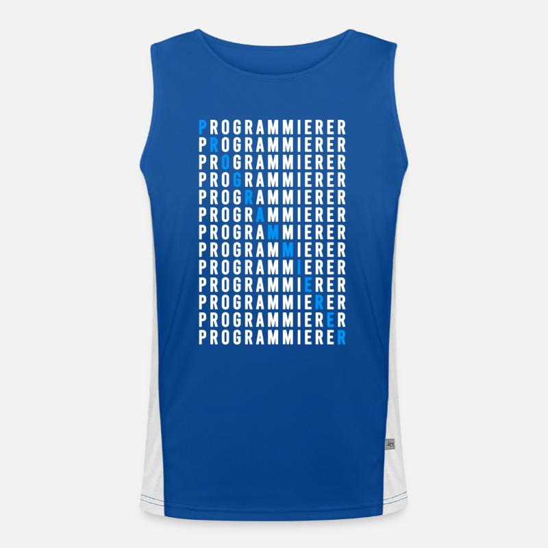 Programmierer Funktionelles Kontrast-Tank Top für Männer 