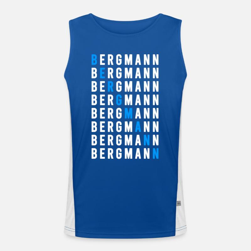 Bergmann Funktionelles Kontrast-Tank Top für Männer 