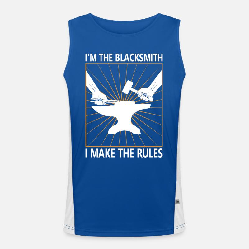 I'm the Blacksmith - I make the rules Funktionelles Kontrast-Tank Top für Männer 