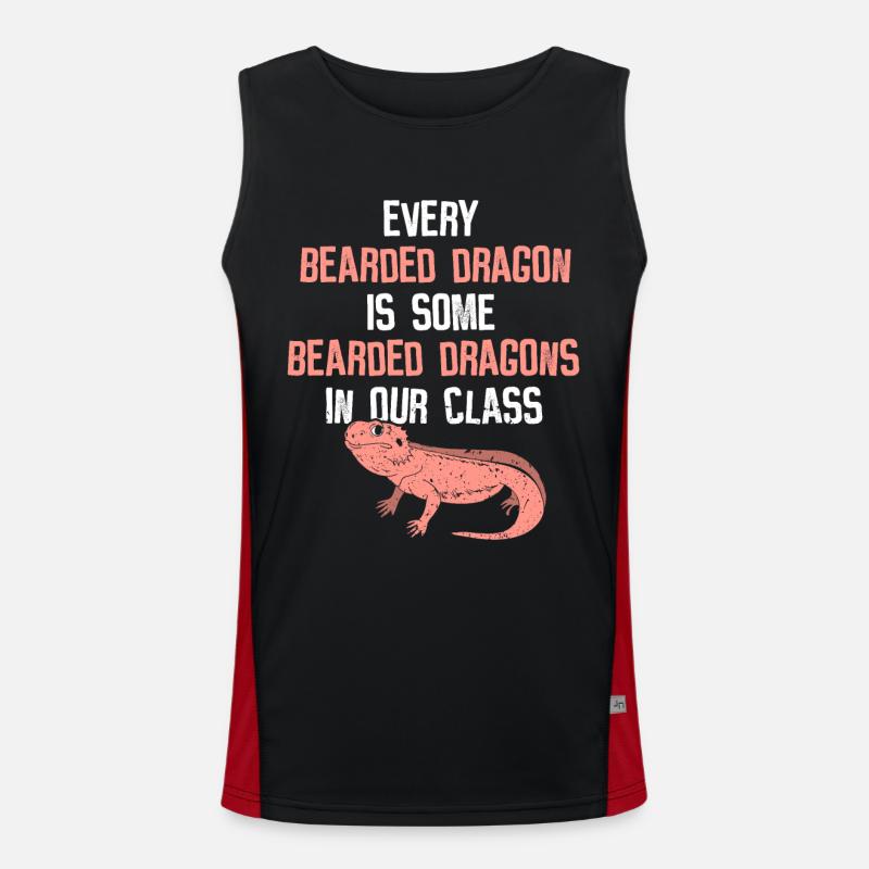 Every Bearded Dragon Is Some Bearded Dragons Funktionelles Kontrast-Tank Top für Männer 