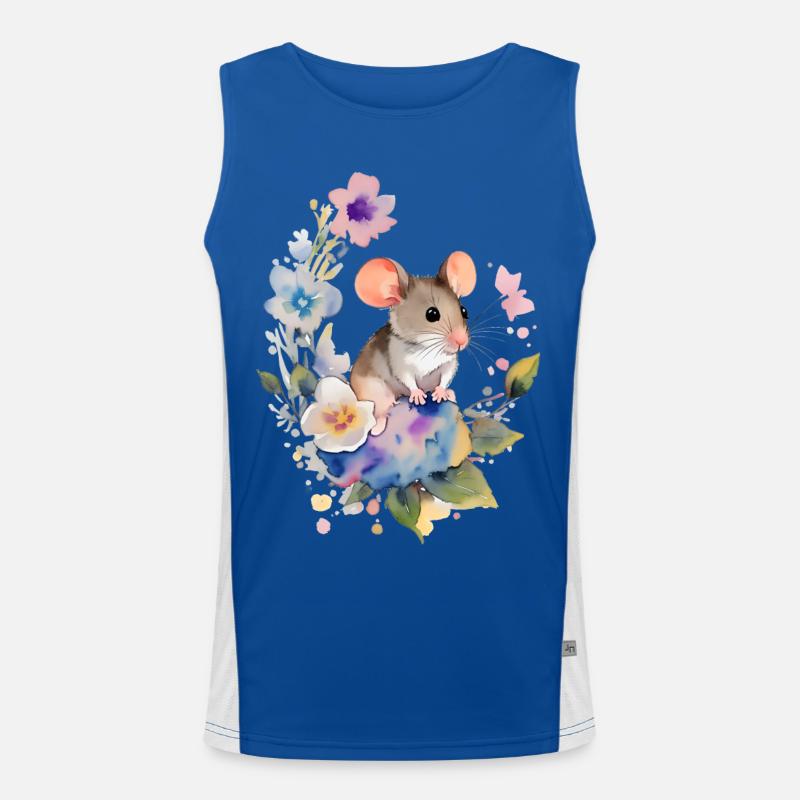 Petite souris Débardeur respirant contrasté Homme 