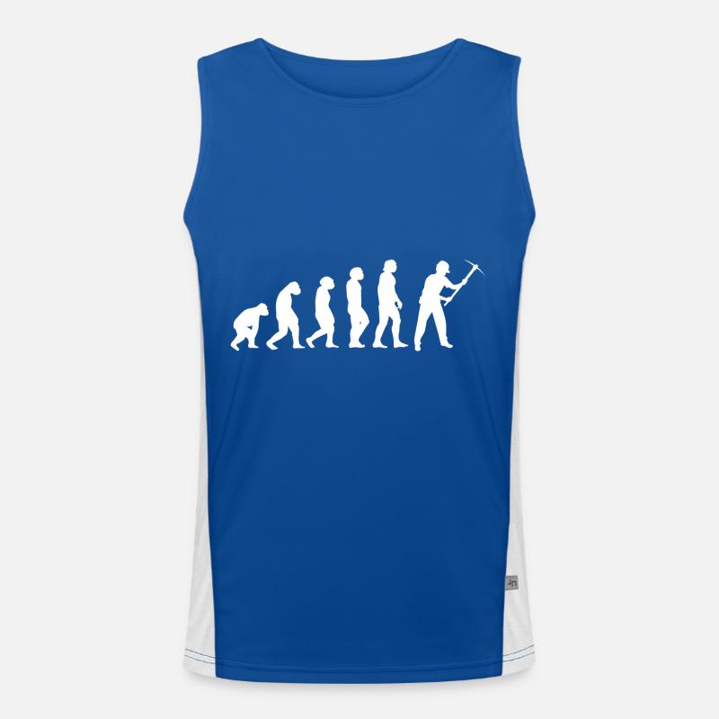 Evolution Bergmann Funktionelles Kontrast-Tank Top für Männer 