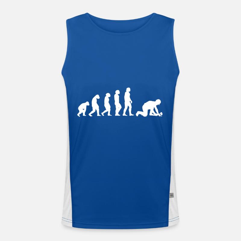 Evolution Pflasterer Funktionelles Kontrast-Tank Top für Männer 