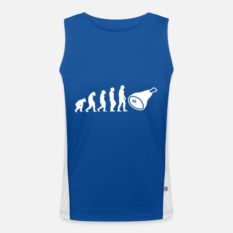 Evolution Fleischer Funktionelles Kontrast-Tank Top für Männer 