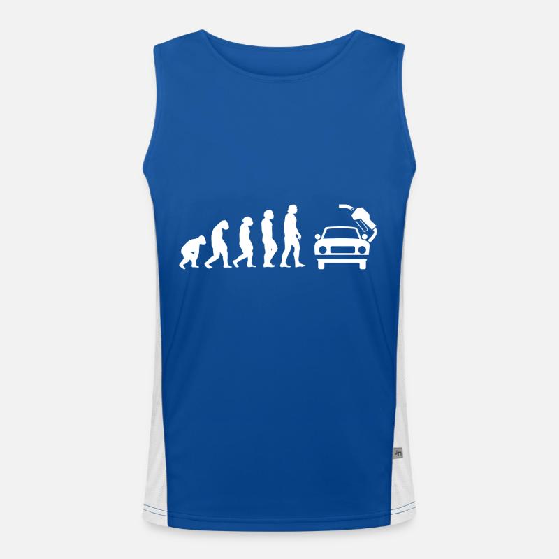 Evolution Tankwart Funktionelles Kontrast-Tank Top für Männer 