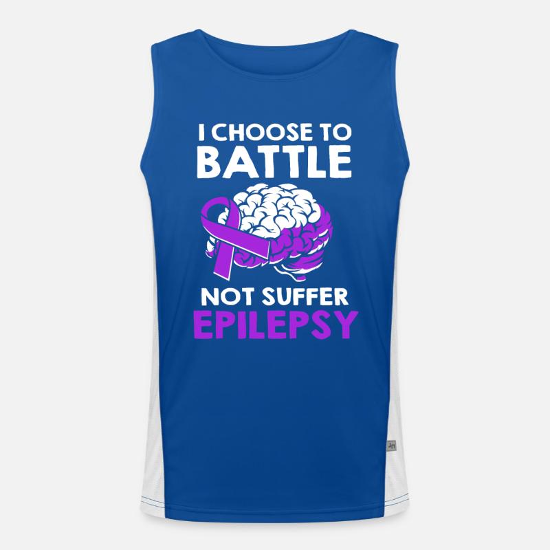 epilepsy Men's Functional Contrast Tank Top 