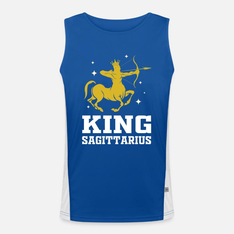 Schütze Sternzeichen Funktionelles Kontrast-Tank Top für Männer 