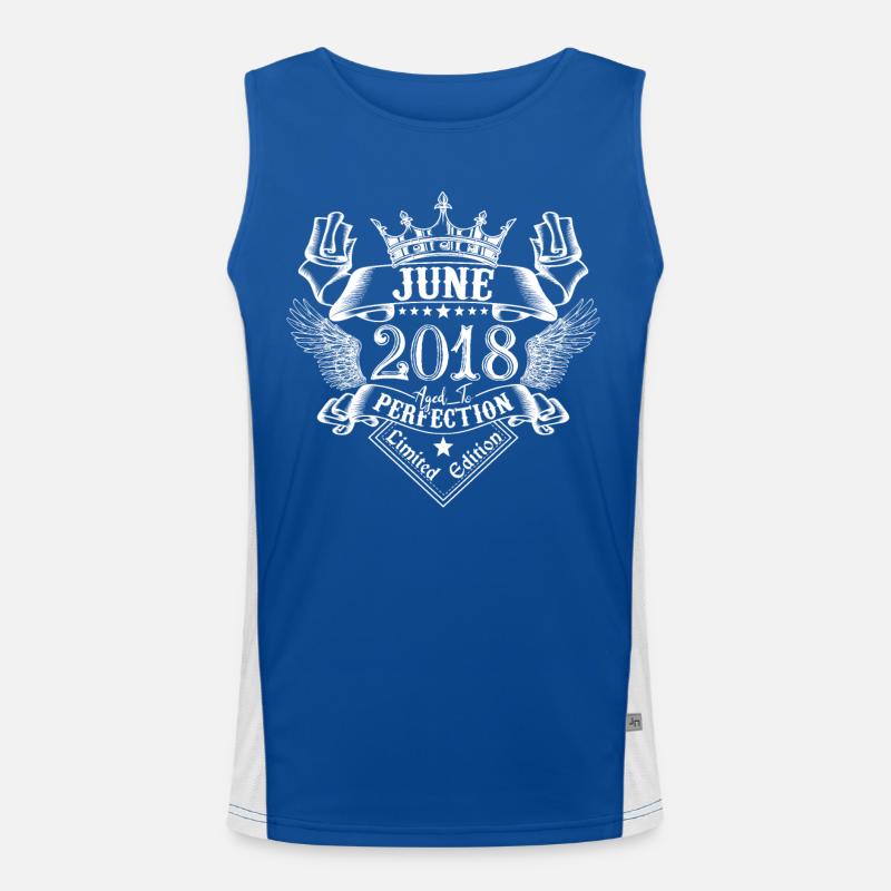 June 2018 | June 2018 anniversary 2018 Men's Functional Contrast Tank Top 