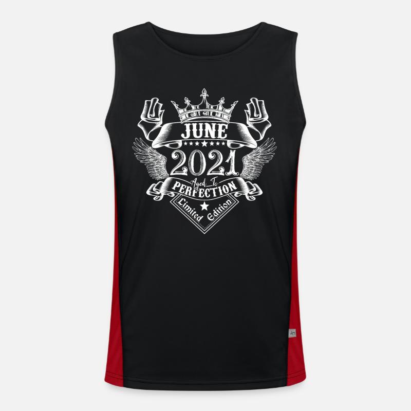 Juni 2021 | Juni 2021 Jubiläum 2021 Funktionelles Kontrast-Tank Top für Männer 