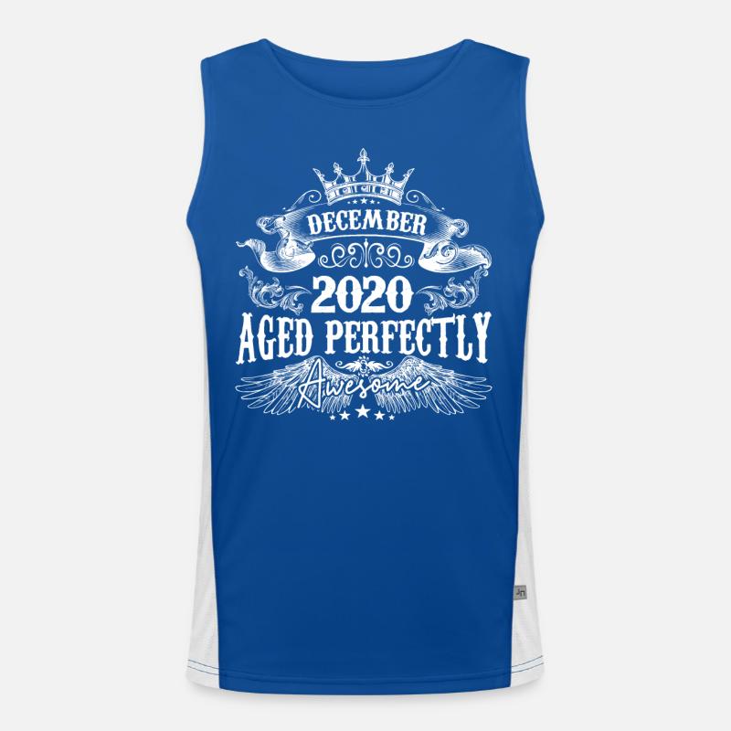 Dezember 2020 Jubiläum 2020 Dezember Funktionelles Kontrast-Tank Top für Männer 