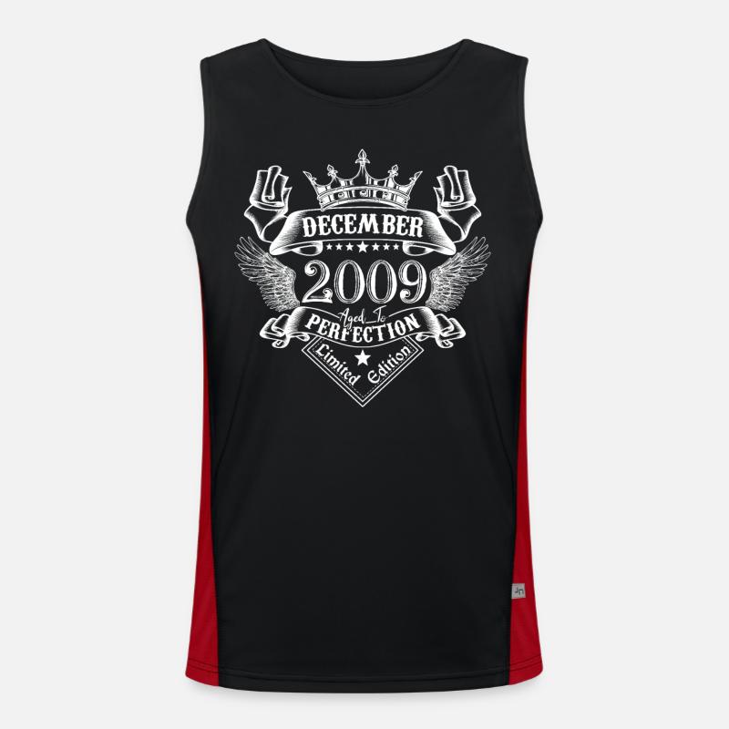 December 2009 | December 2009 Anniversary 2009 Men's Functional Contrast Tank Top 