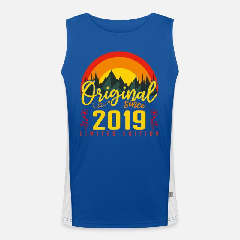 Geburtstag 2019 Geburtstag 2019 Geschenk Funktionelles Kontrast-Tank Top für Männer 